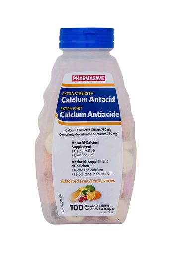 PHARMASAVE CALCIUM ANTACID - EXTRA STRENGTH -TABLET 750MG 100S