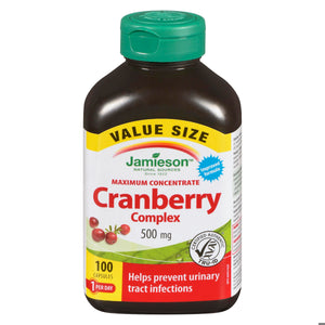 JAMIESON CRANBERRY COMPLEX VALUE SIZE 500MG 100S