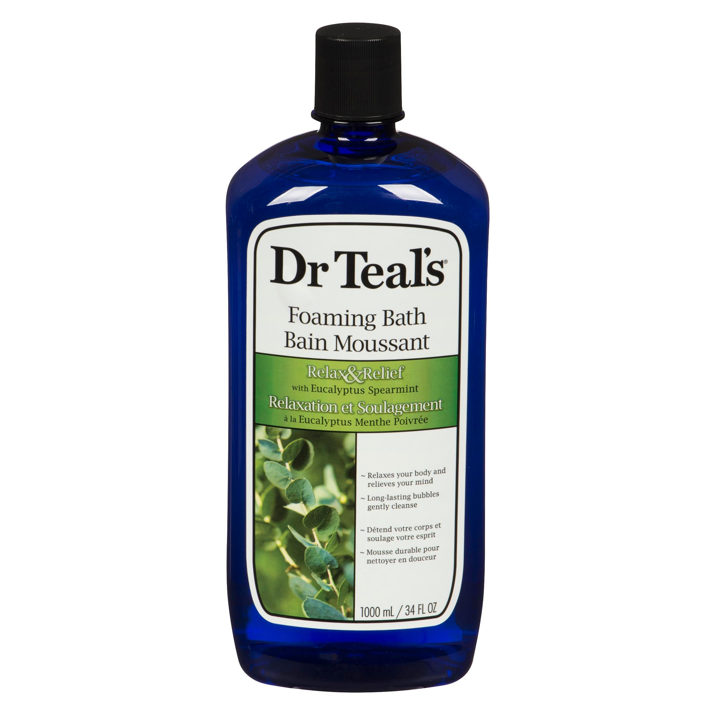 DR TEALS FOAMING BATH EUCALYPTUS 1000ML