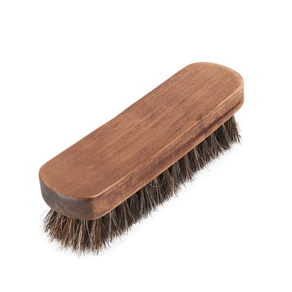 Shoe polish mahogany brush horsehair brush