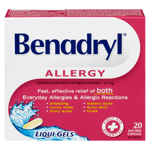 BENADRYL RG LIQUIGEL 20