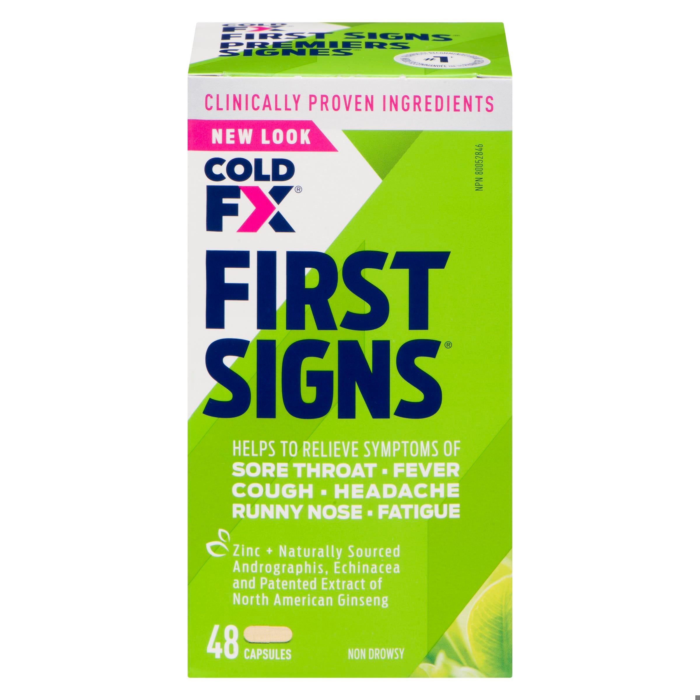 COLD FX 1ST SIGNS CAPS 400MG 48