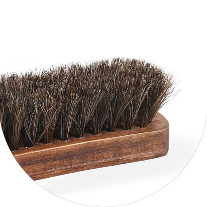 Shoe polish mahogany brush horsehair brush