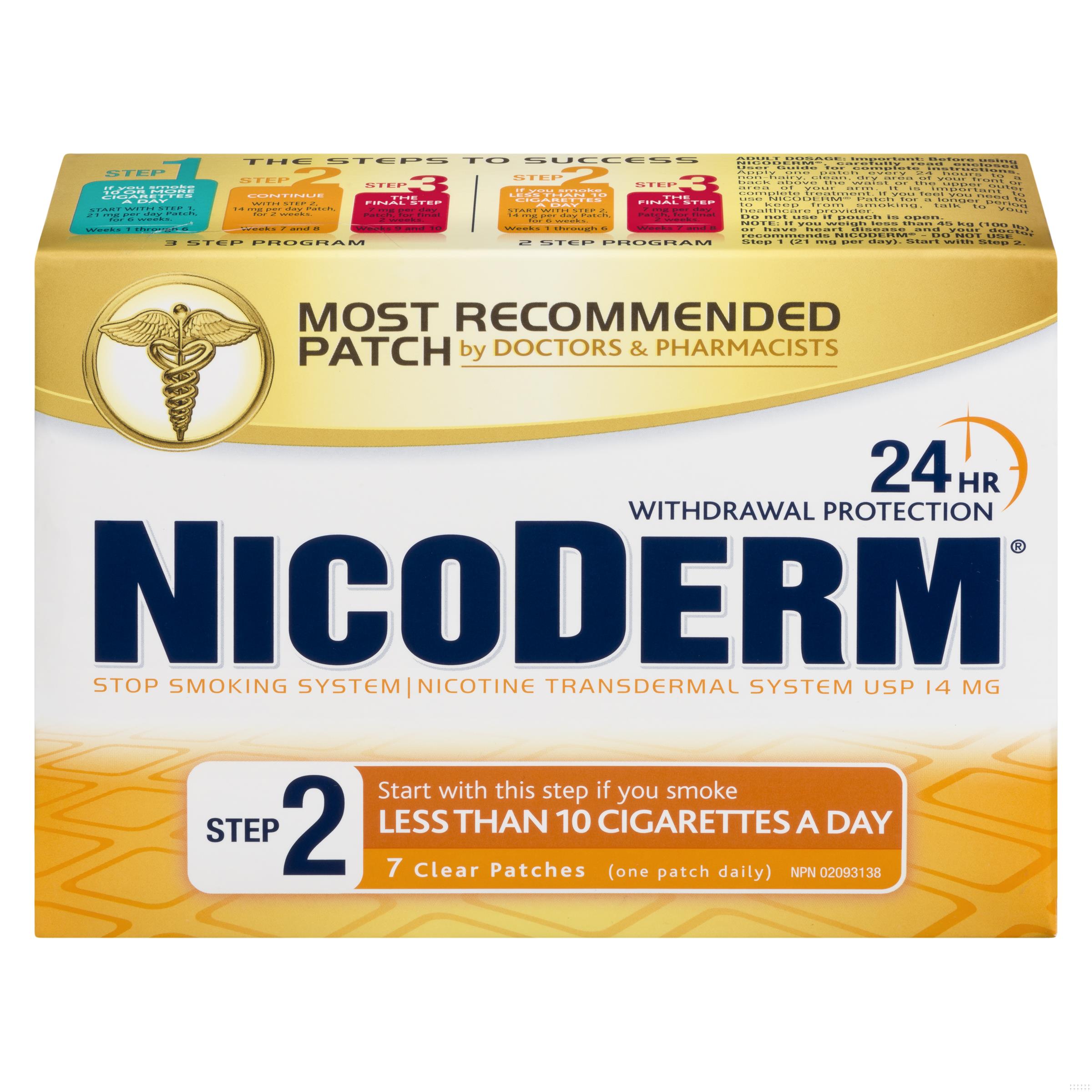NICODERM PATCH CLR 14MG 7