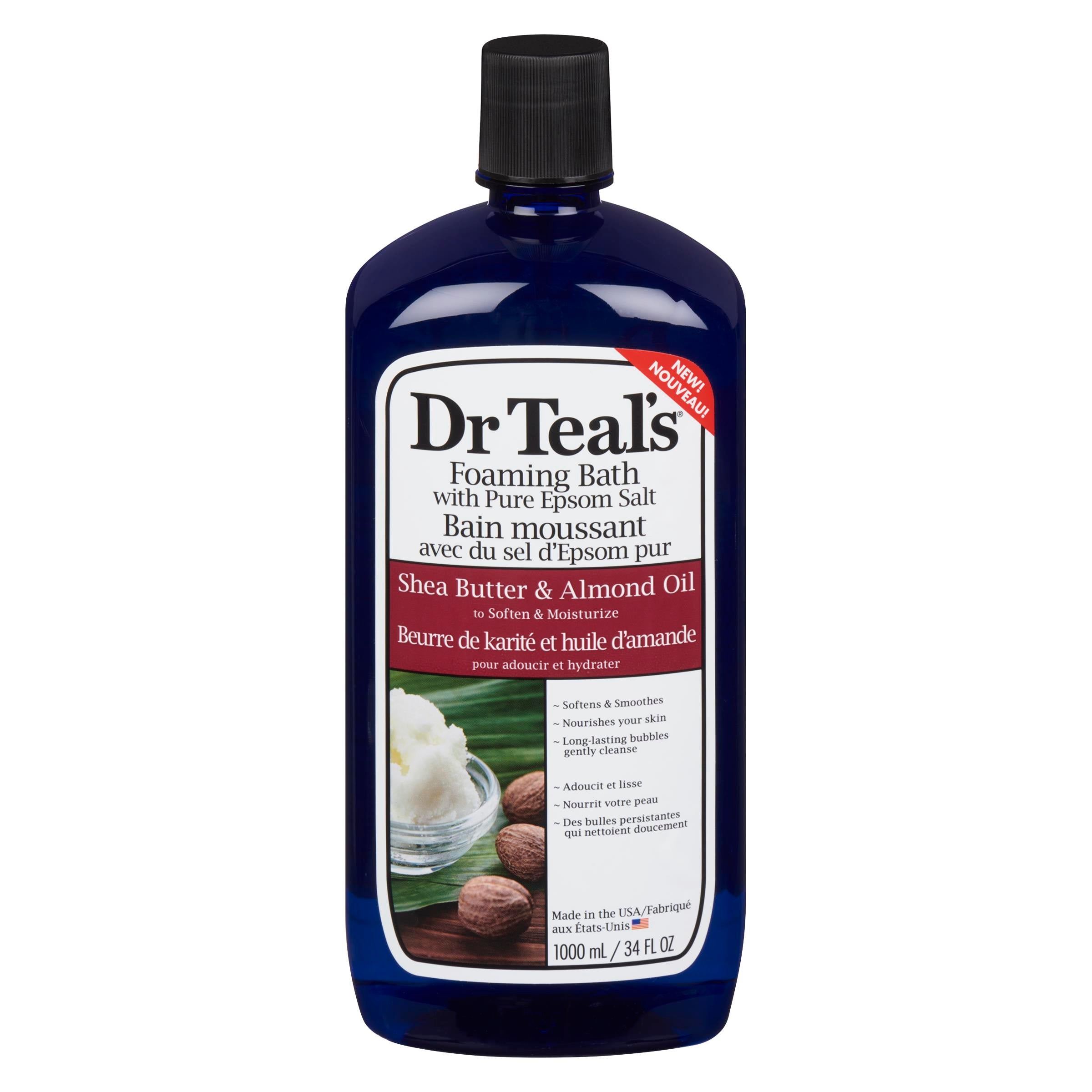 DR TEALS FOAMING BATH SHEA/ALMOND 1000ML