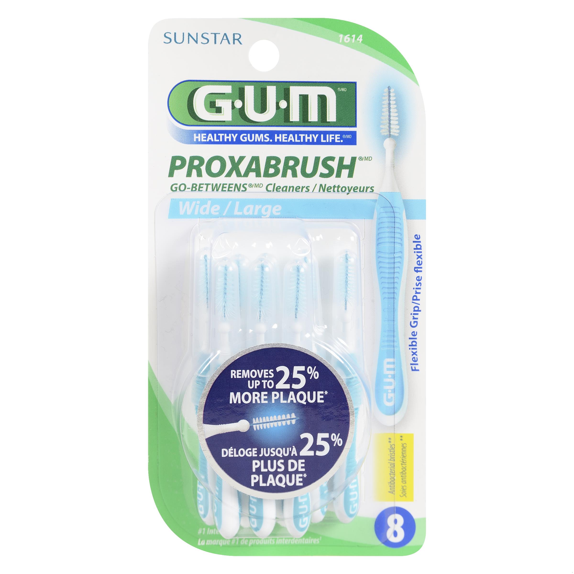 GUM PROXABRUSH TRAV-LERS WIDE 8PK