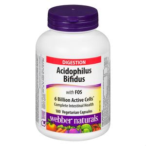 ACIDOPHILUS&BIFIDUS CAPS 180 WEBBER