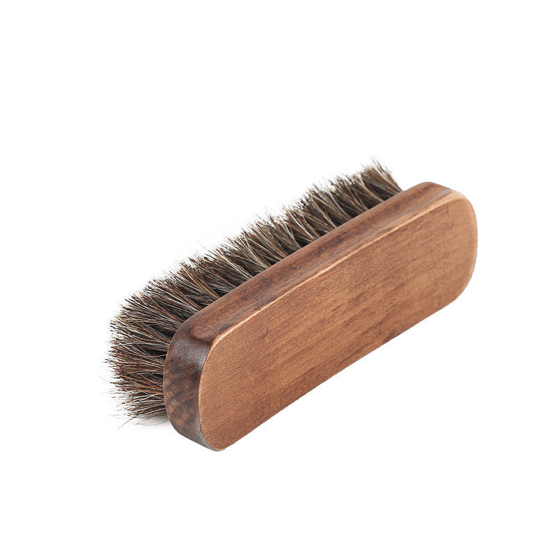 Shoe polish mahogany brush horsehair brush