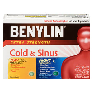 BENYLIN COLD&SINUS DAY/NIGHT CONV PK TB 20