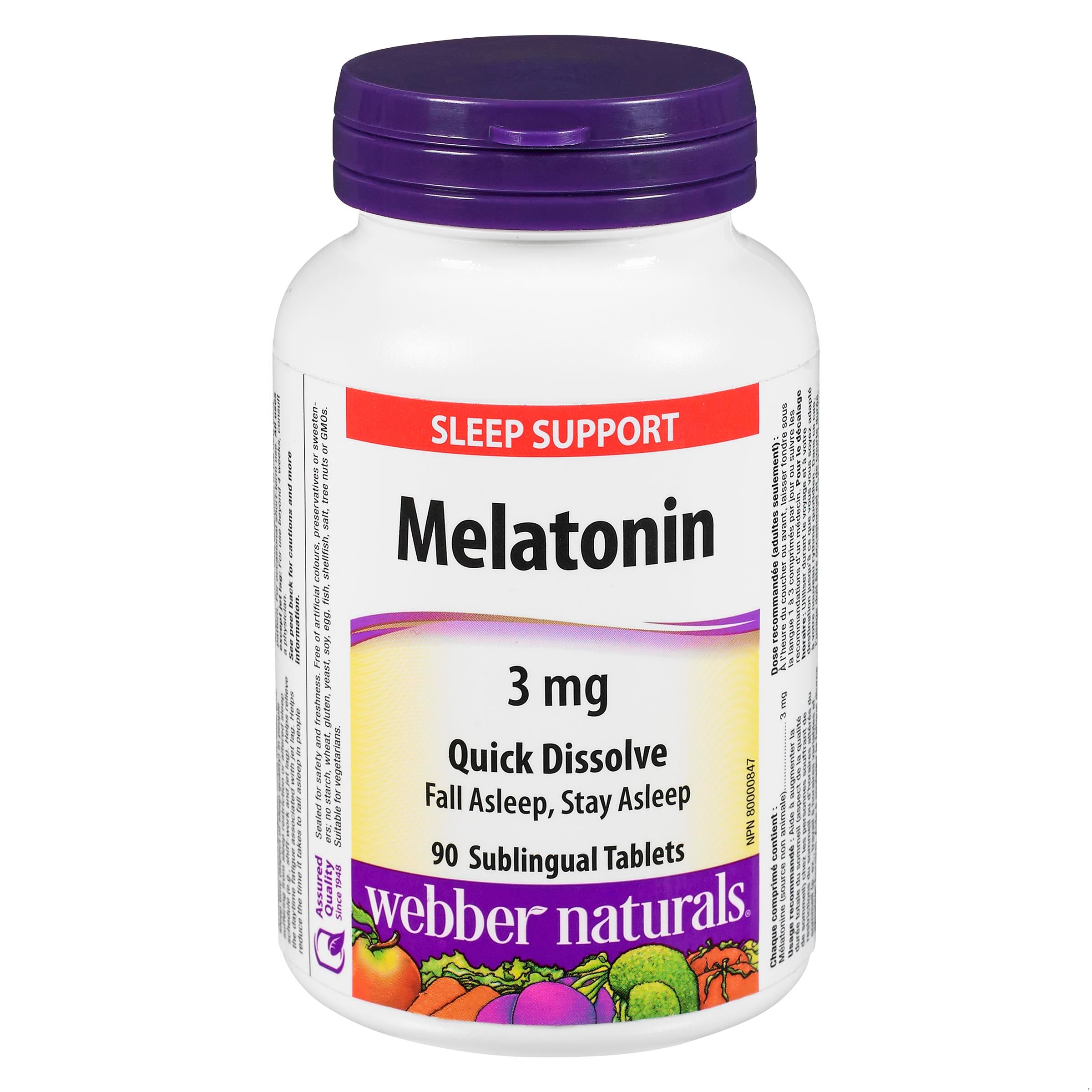 MELATONIN TB 3MG SUBLINGUAL WEB 90