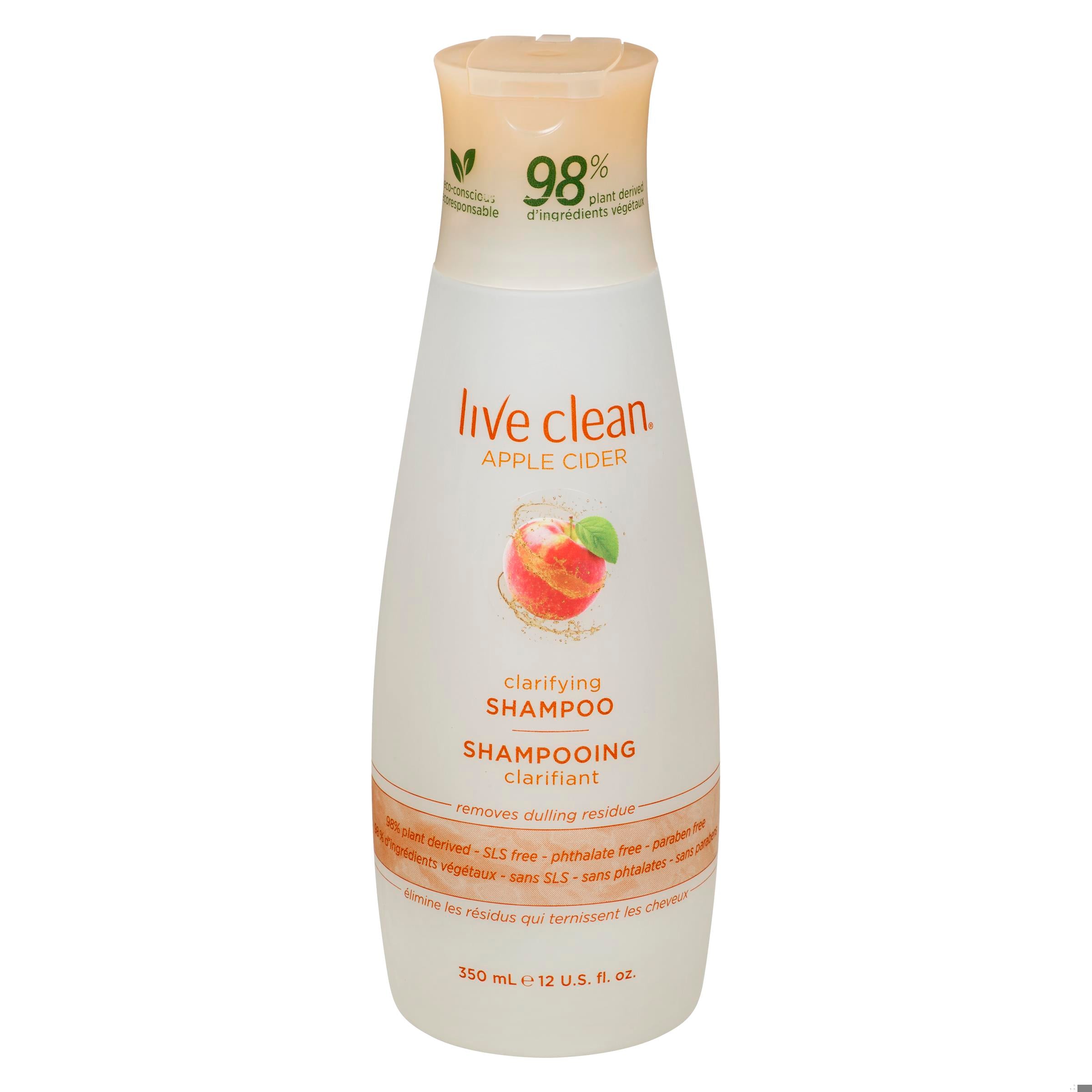 LIVE CLEAN APPLE CIDER SHP CLARIFYING 350ML