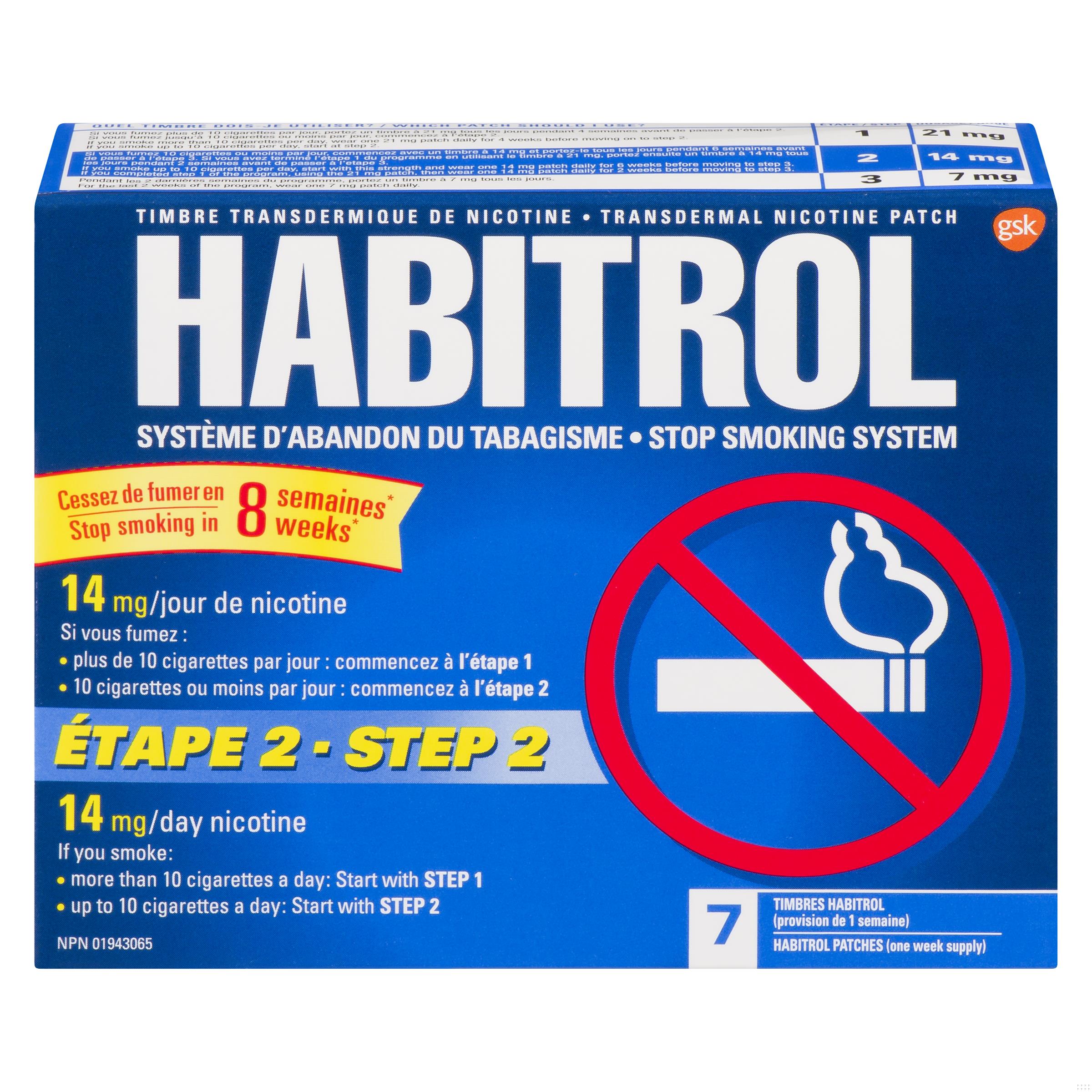 HABITROL PATCH 14MG 7