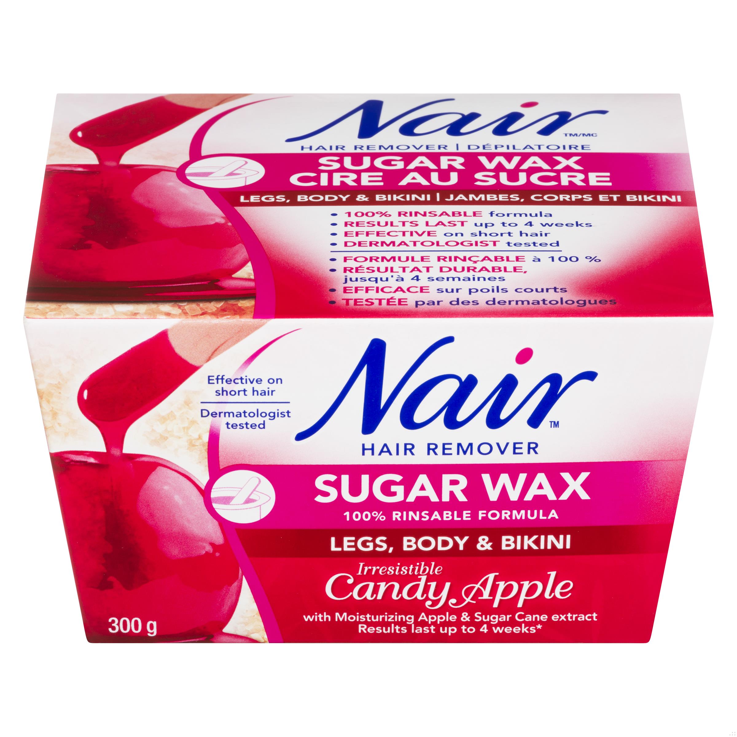 NAIR SUGAR WAX CNADY APPLE 300G