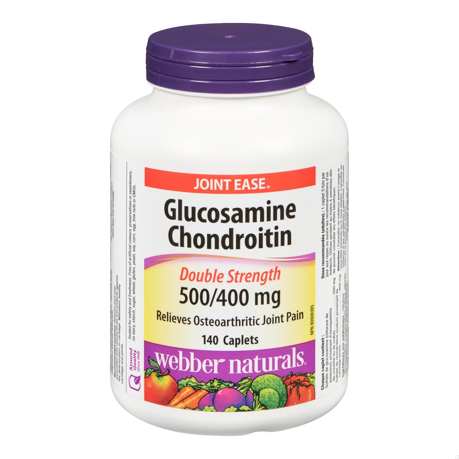 GLUCOSAMINE & CHONDROITIN CPLT 400MG-500MG 140