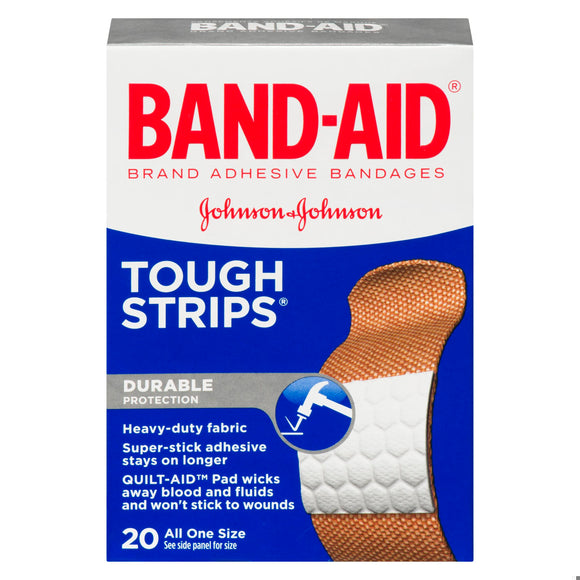 BAND-AID TOUGH STRIPS 20