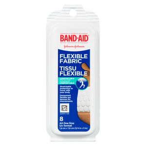 BAND-AID FABRIC TRAVEL PK 8