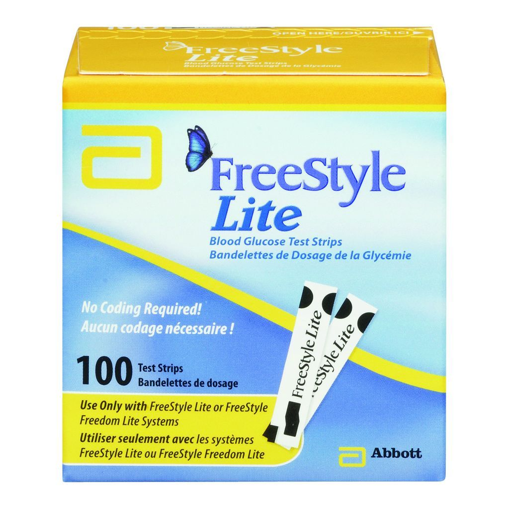 FREESTYLE LITE ZIPWIK TEST STRIP 100