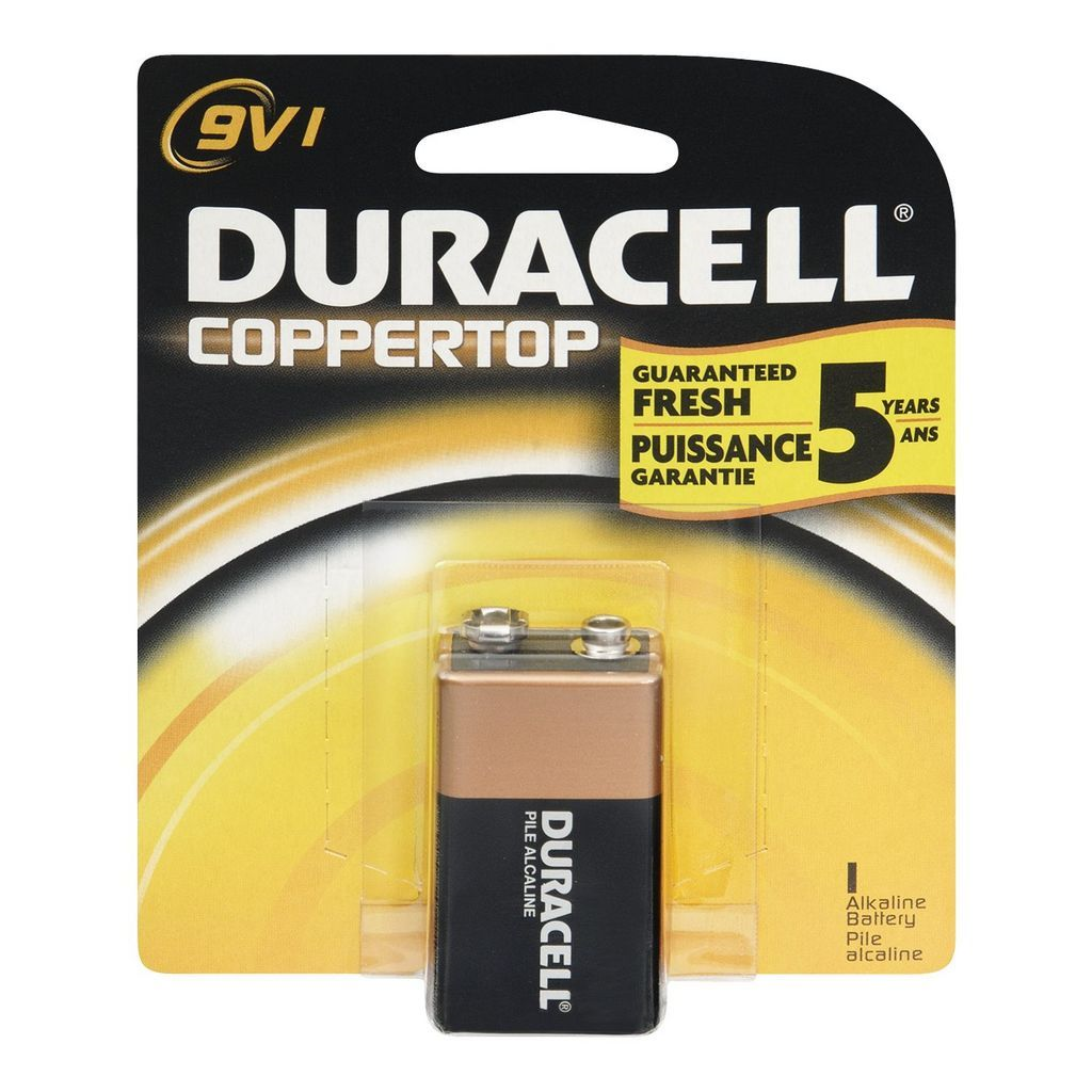 DURACELL COPPERTOP BATT 9V