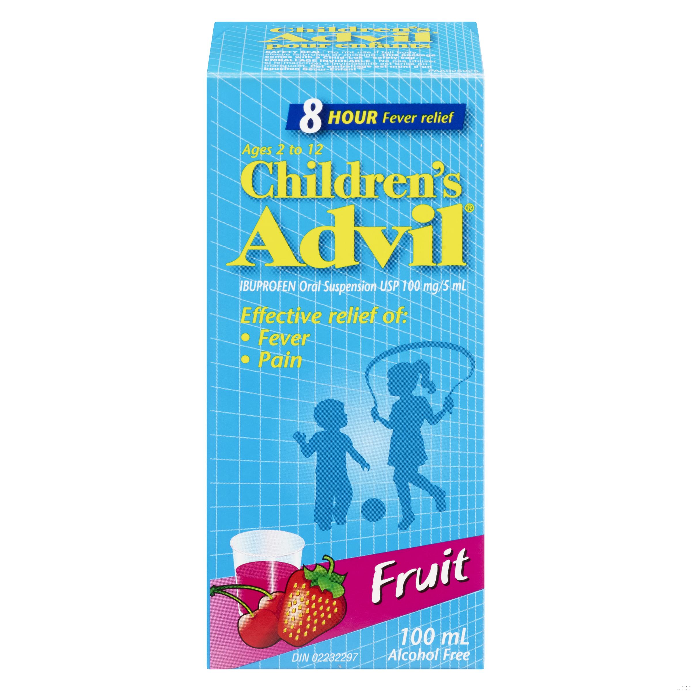 ADVIL CHILD SUSP FRUIT 100ML