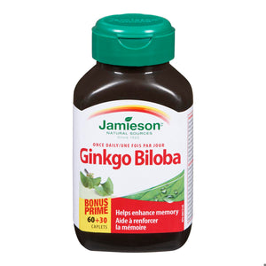 GINKGO BILOBA CPLT 80MG BONUS JAMIESON 60+30