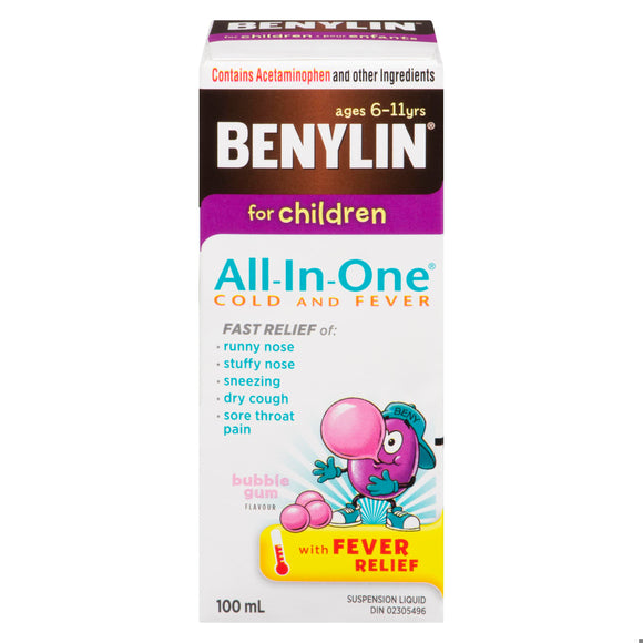 BENYLIN ALL IN ONE SYR CHILDREN 100ML