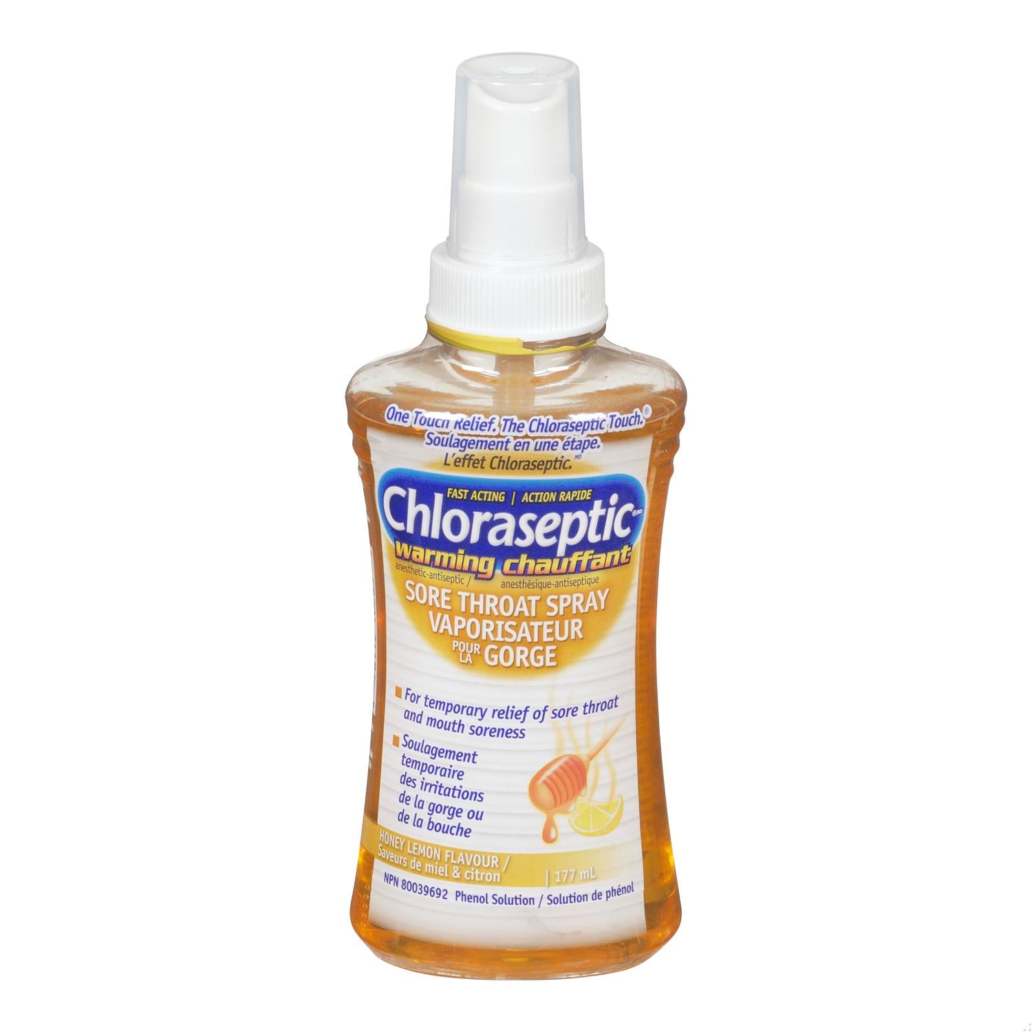 CHLORASEPTIC WARMING SPRAY HONEY/LEMON 177ML