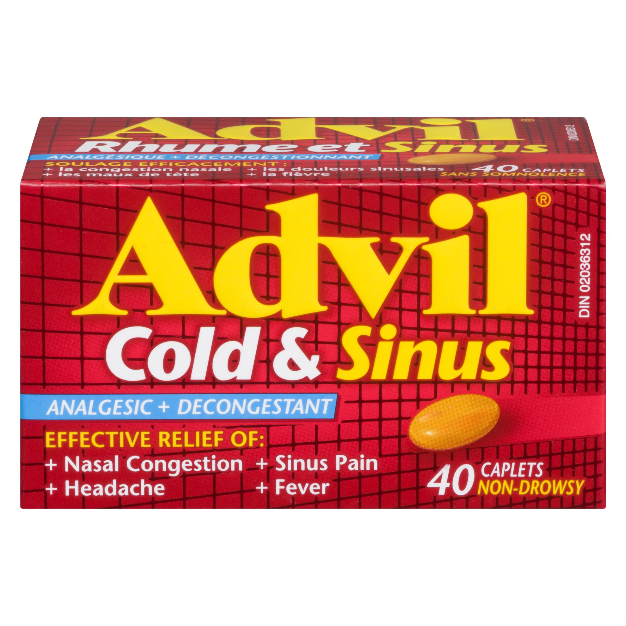ADVIL COLD & SINUS CPLT 40