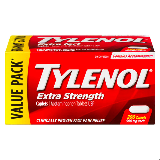 TYLENOL EXTRA STRENGTH CPLT 200