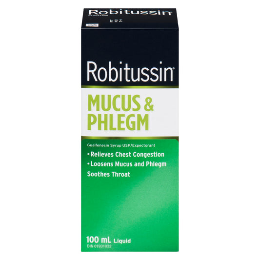 ROBITUSSIN MUCUS&PHLEGM SYR 100ML