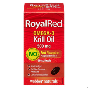 ROYALRED KRILL OIL SOFTGELS 500MG 60 WEBBER