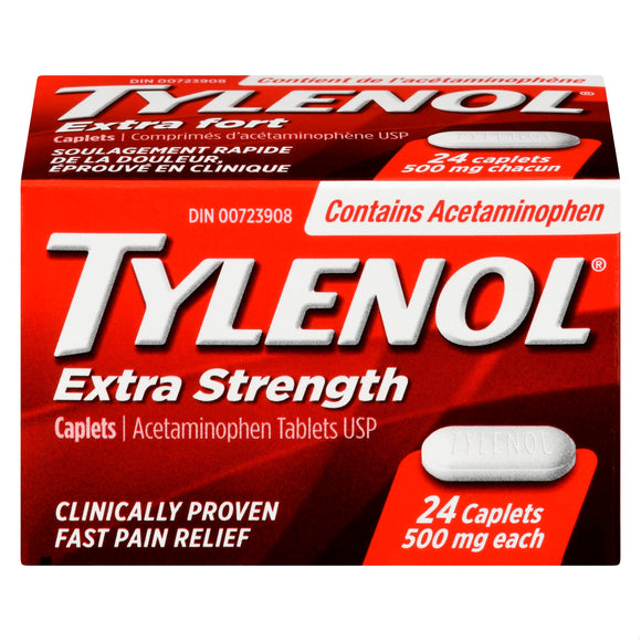 TYLENOL XST CPLT 500MG 24