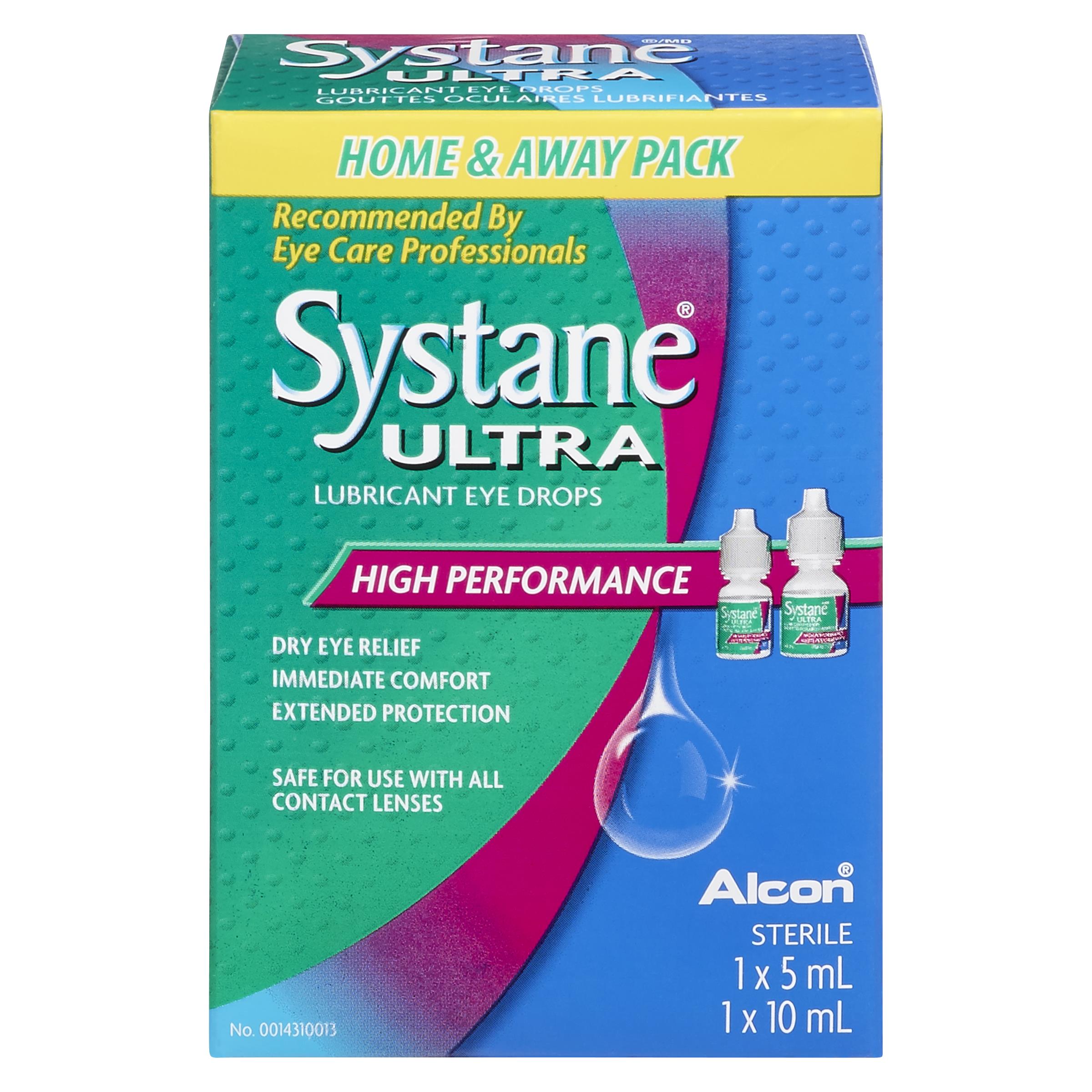 SYSTANE ULTRA DROPS EYES HOME/AWAY 10+5ML