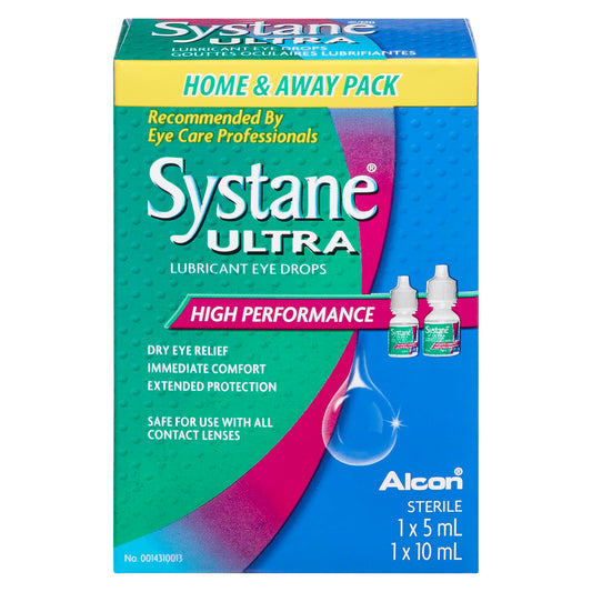 SYSTANE ULTRA DROPS EYES HOME/AWAY 10+5ML