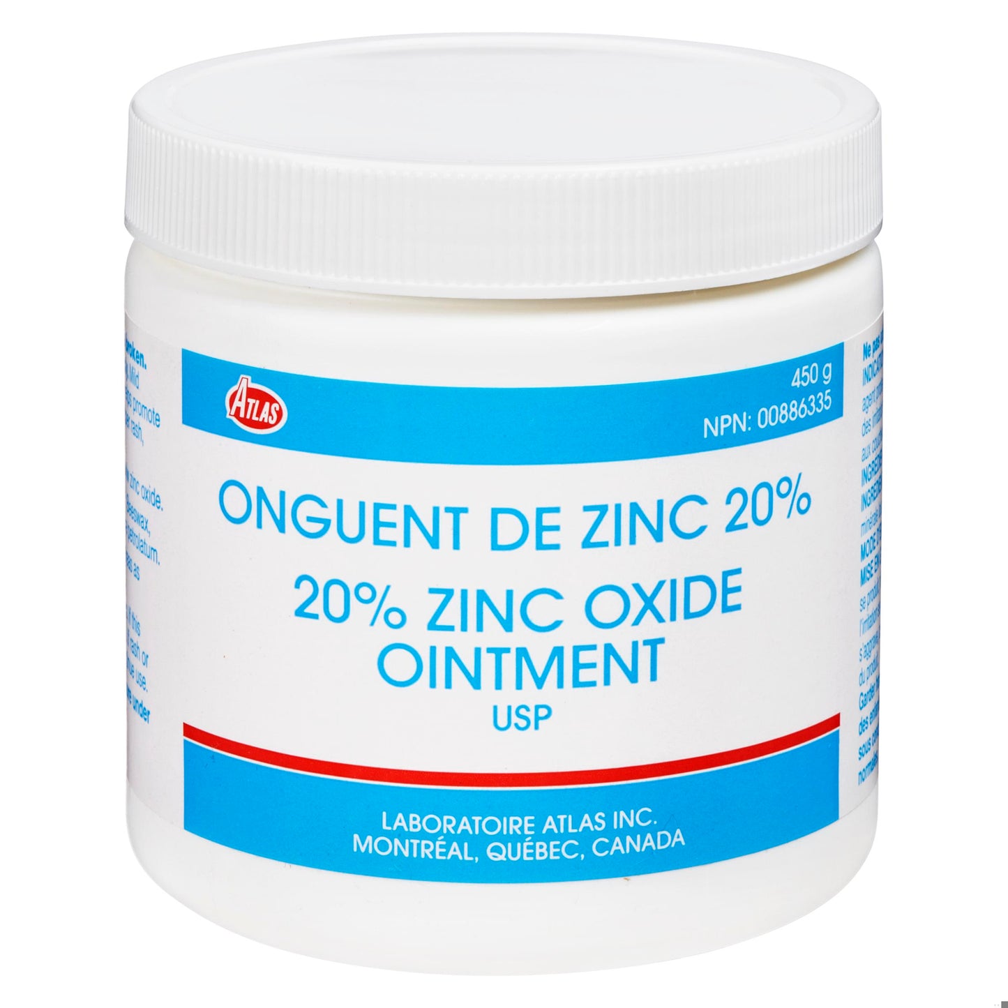 ZINC OINT 20% 450G ATL