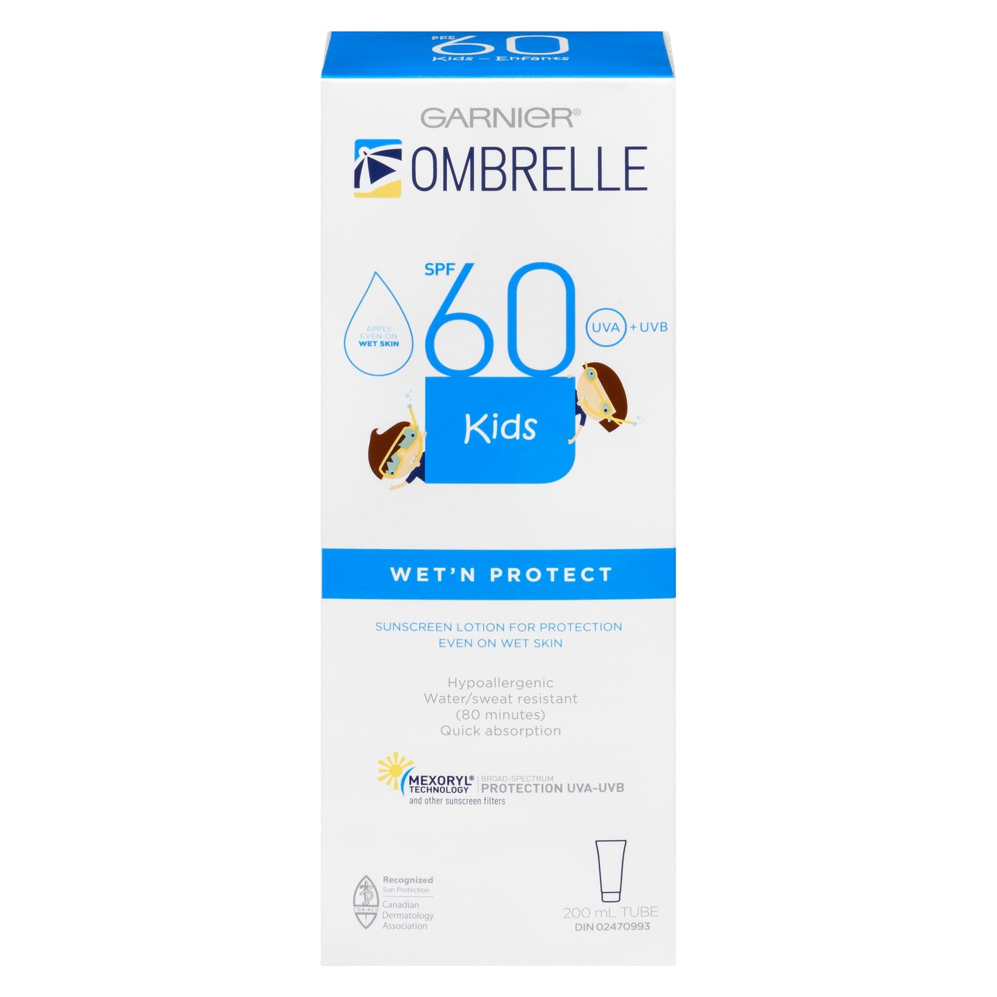 OMBRELLE LOT KIDS WET N PROT SPF60 200ML