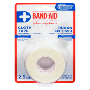 BAND-AID JJ CLOTH TAPE 1"X10YD