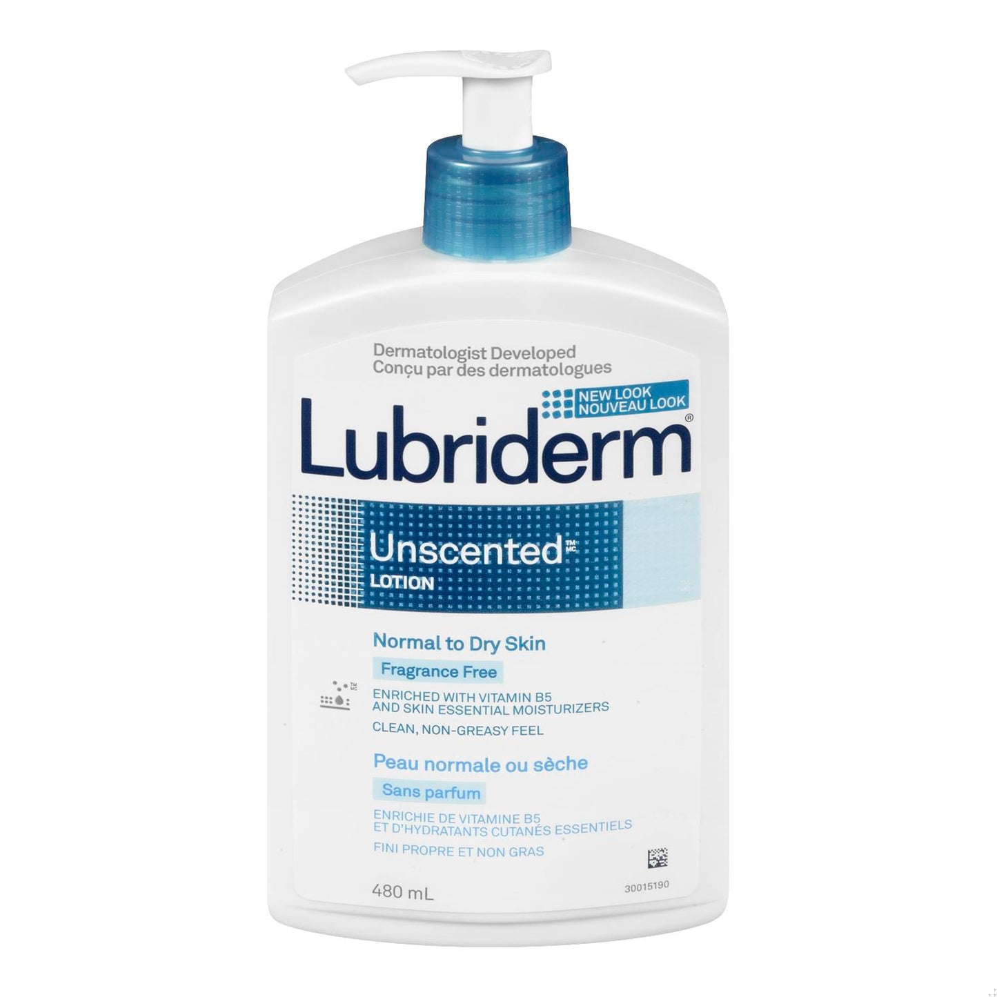 LUBRIDERM LOT UNSCENTED 480ML