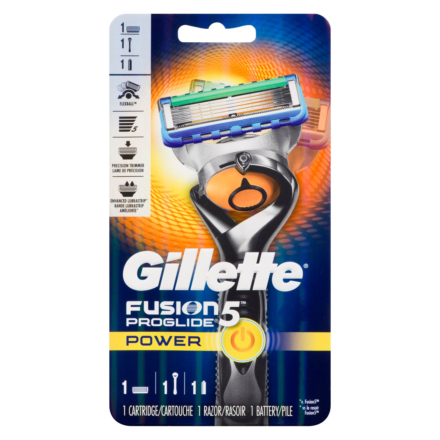 GILLETTE FUSION 5 PROGLIDE POWER RAZOR TMR