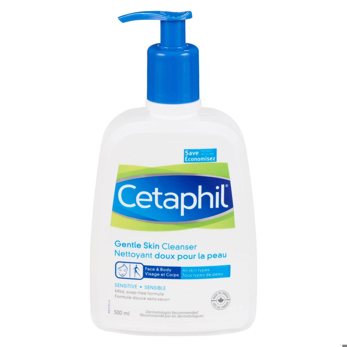 CETAPHIL GENTLE CLEANSER 500ML