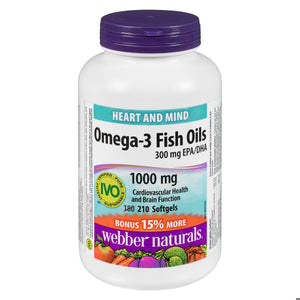 OMEGA 3 FISH OIL 300MG BNS 180+30