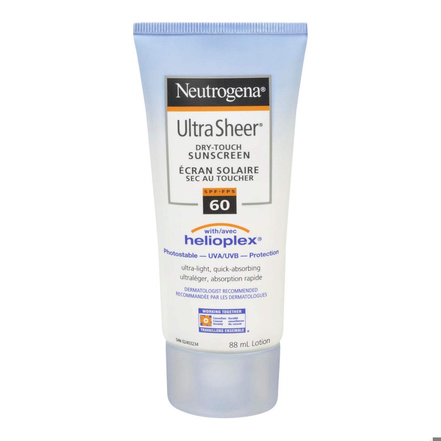 NEUTROGENA ULTRA SHEER SPF 60 88ML