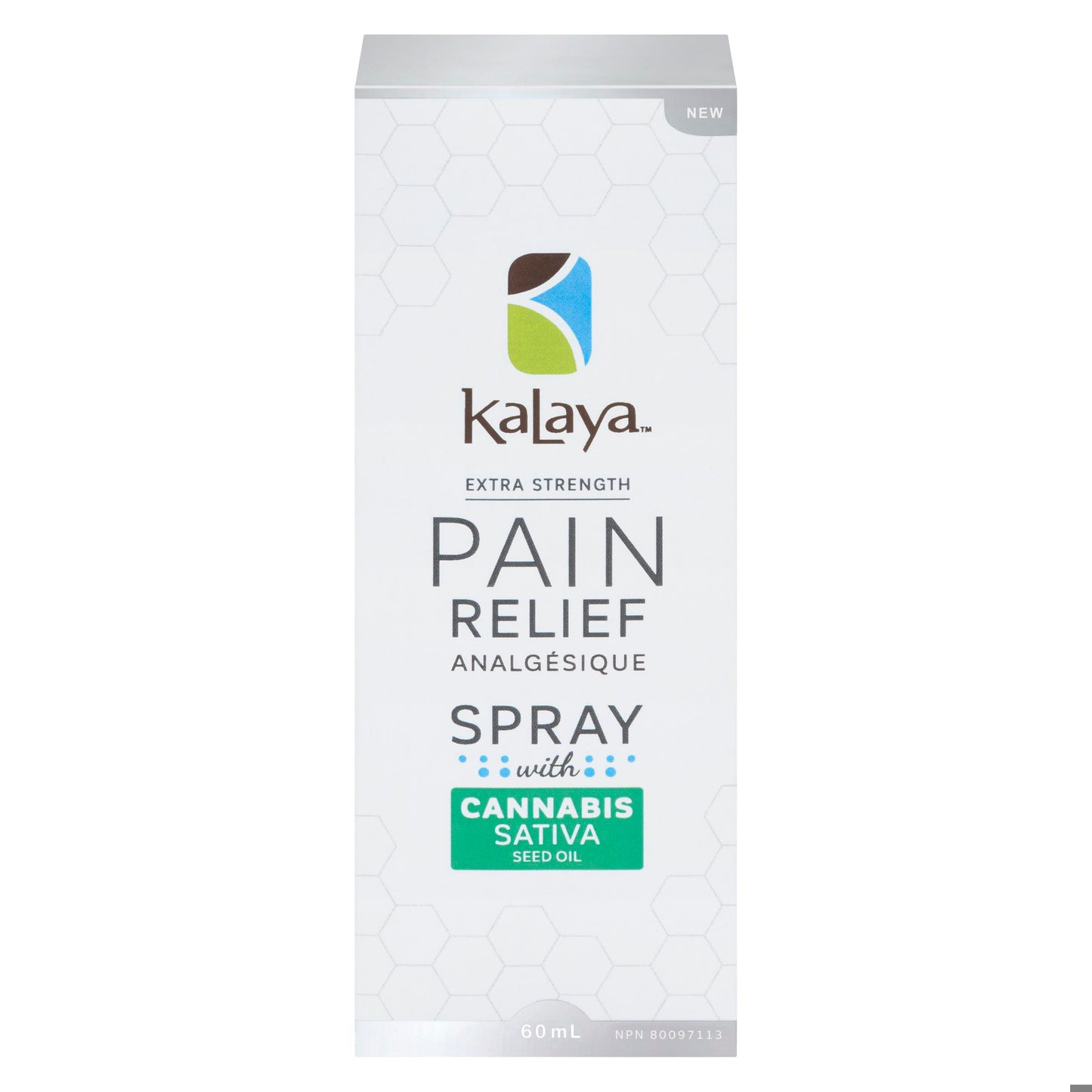 KALAYA SP PAIN REL CANNABIS SATIVA SEED OIL 60ML