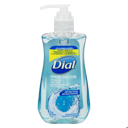 DIAL LIQ HAND SOAP SPRING WATER PUMP 221ML