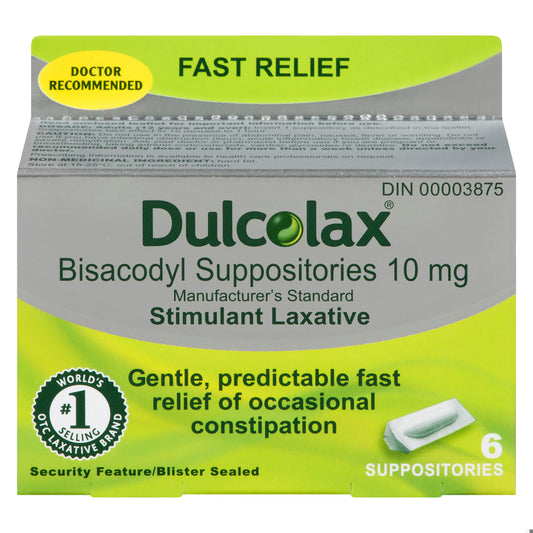 DULCOLAX SUPP 10MG