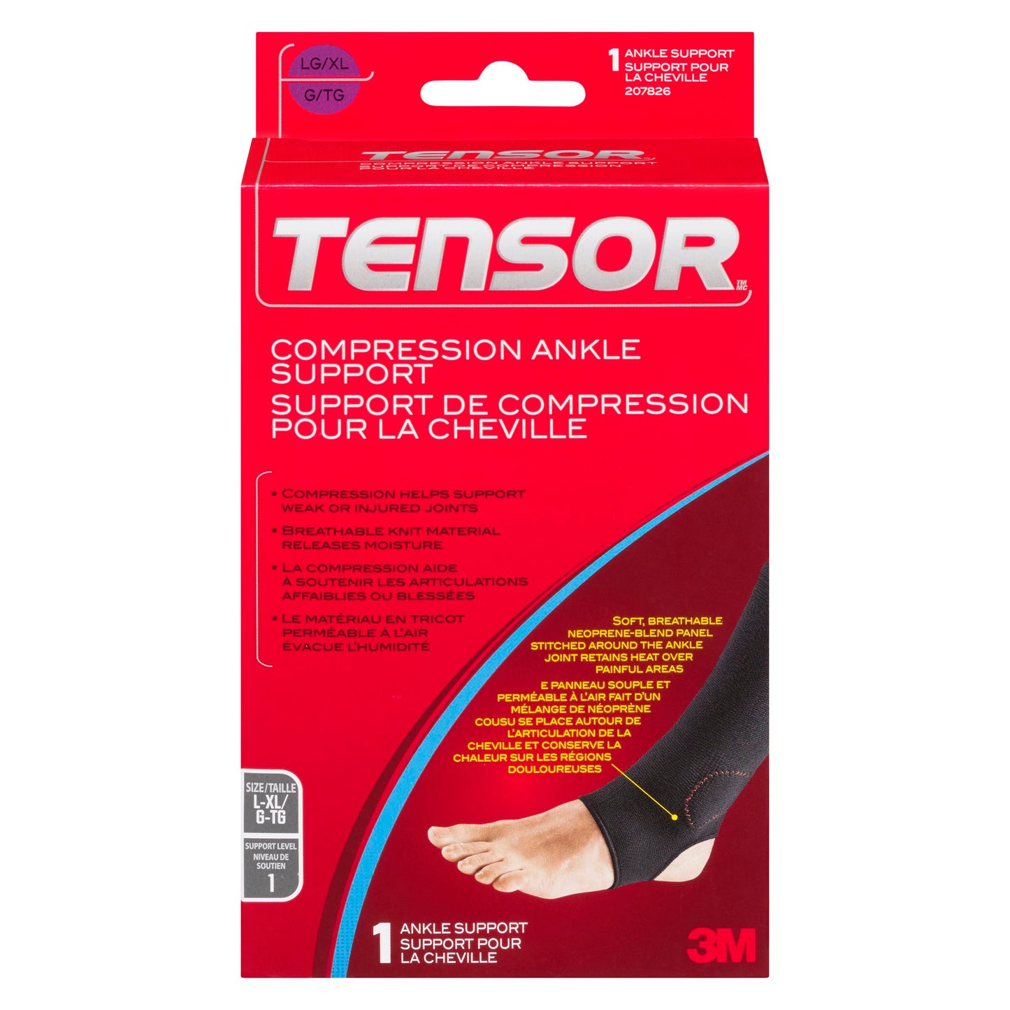 3M TENSOR BRC ANK LG/XL