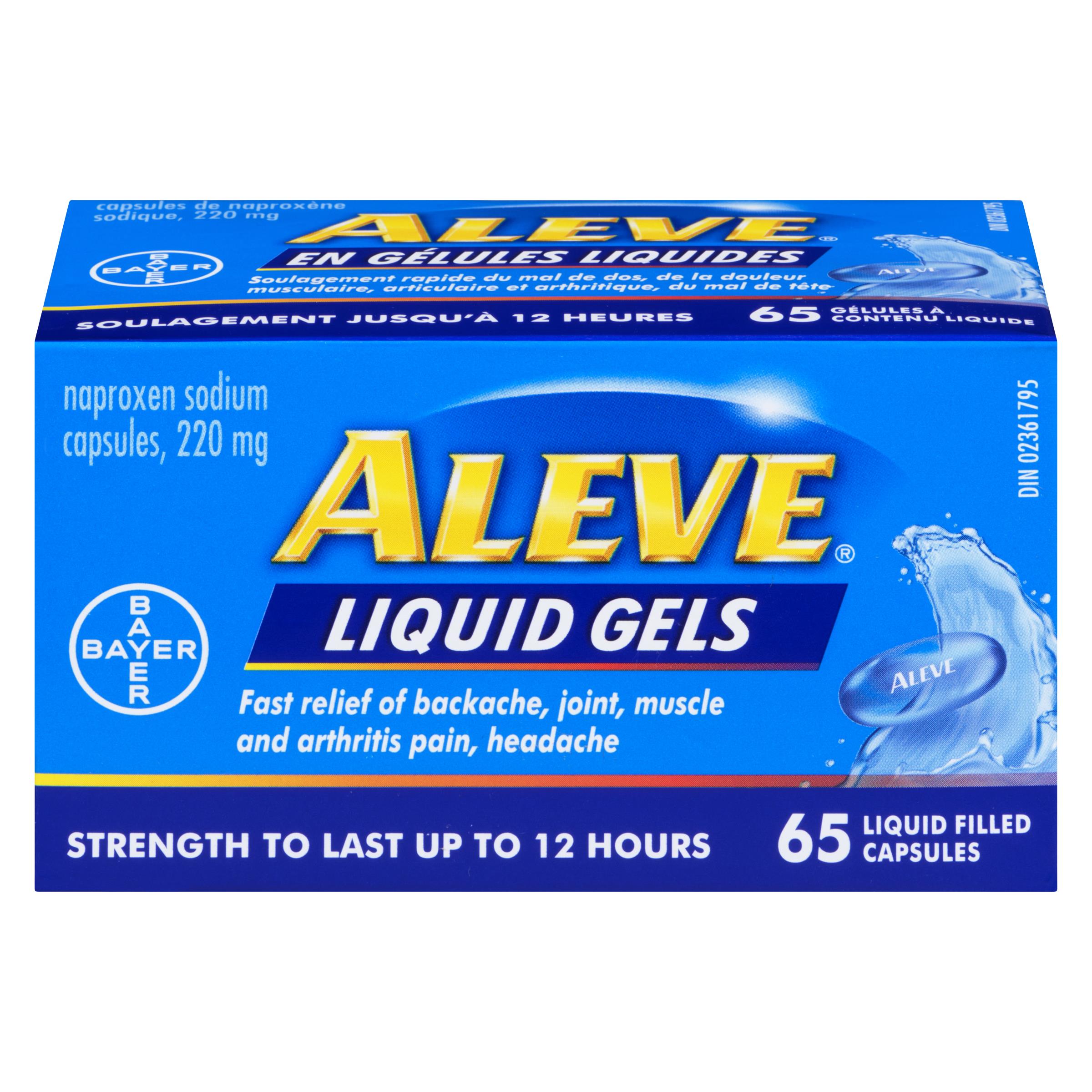 ALEVE LIQUID GELS 220MG 65