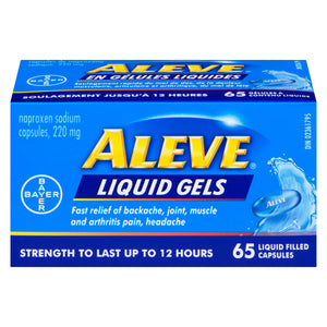 ALEVE LIQUID GELS 220MG 65