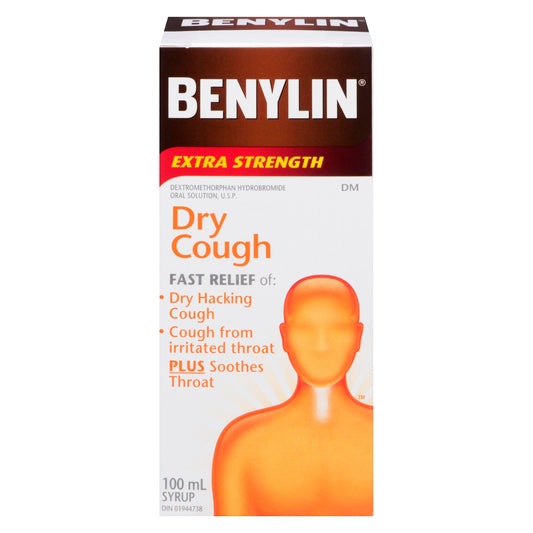 BENYLIN SYR DM DRY COUGH EXTRA STRENGHT 100ML