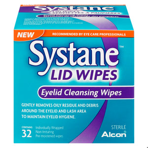 SYSTANE LID WIPES 32