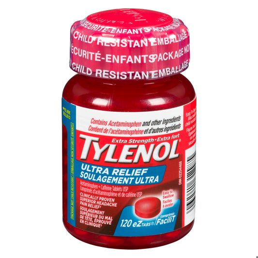 TYLENOL ULTRA RELIEF TOUGH ON HEADACHES TB 120